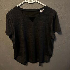 Grey athletic top